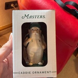 Masters Green and White Caddie Figurine